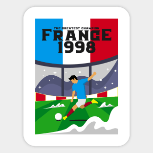 World Cup 1998 France Artwork Sticker